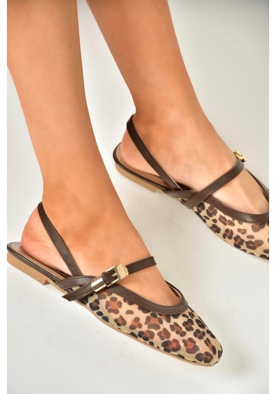 Fox Shoes U820067215 Kahverengi File Kadın Sandalet Kahverengi-file Kahverengi
