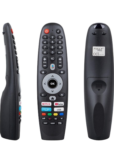 Altus Uyumlu Netflix - Youtube - Prime Video Tuşlu Ses Komutsuz Lcd Led Tv Kumanda