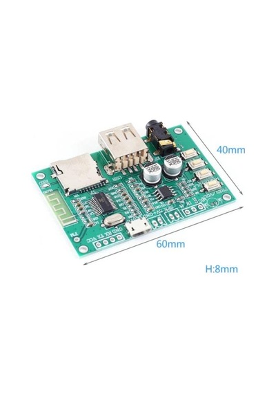 Mp3 Bluetooth 5.0 Dijital Güç Amplifikatörü Modülü