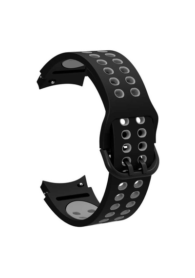 Galaxy Watch 4 44mm Krd-02 Uyumlu Zore Kordon-siyah-gri