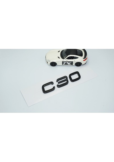 Dk Tuning C30 Siyah Abs 3m 3d Bagaj Yazı Logo Volvo İle Uyumlu