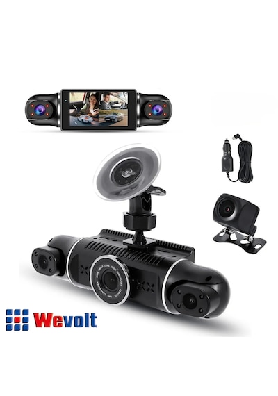 Mb-5900 Yeni Premium 4 Kameralı Full Hd 1080 P Geniş Açı Araç Kayıt Kamerası