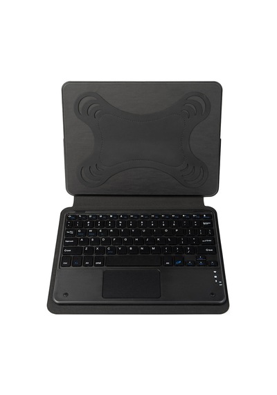 Frm Border Keyboard 8" İnç Universal Bluetooh Bağlantılı Standlı Klavyeli Tablet Kılıfı-siyah Arka Kapak