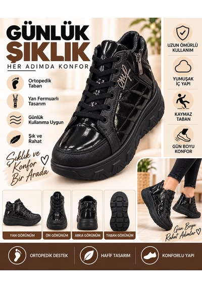Özpınarcı Deri Ve Confort Bot Siyah