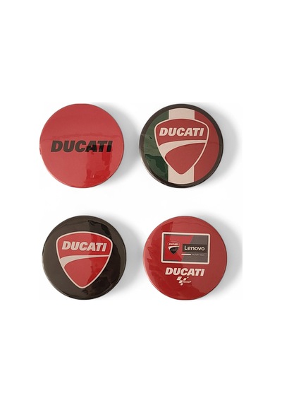 Motosiklet Magnet Set 1 Ducati 4'lü Magnet Karışık Renkli