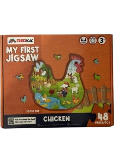 Redka My First Jigsaw Tavuk Puzzle 48 Parça