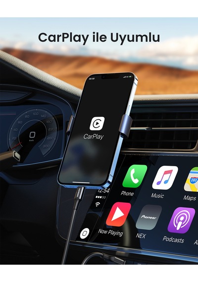 Ugreen Lightning - Usb-a Mfi Sertifikalı Apple iPhone Hızlı Şarj Kablosu, 2 M, Siyah, 80823