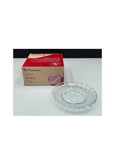 4 Adet Paşabahçe Çay Tabağı 6'lı 130 Mm Bouquet Çok Renkli