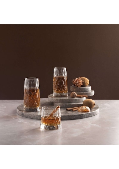 Paşabahçe Leafy Bardak Seti 12'Li 420194 & 420855