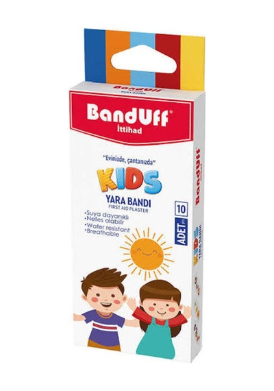 Baduff Çocuk Yara Bandı Açık Kırmızı