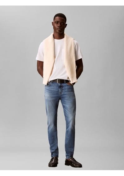 Calvin Klein Slım Taper Blue Tıde, R7o, 32, 32 Mavi Erkek Kot Pantolon