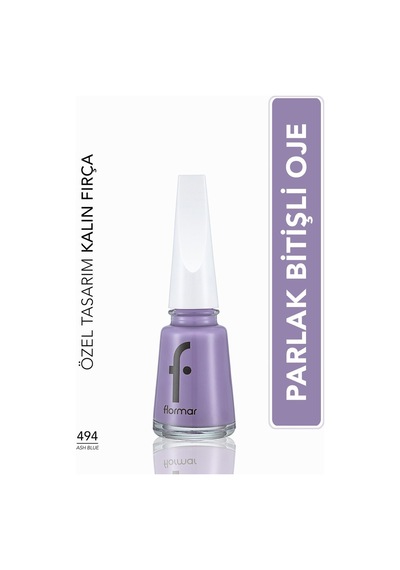 Flormar Oje - Nail Enamel 494 Ash Blue New 34000081-494