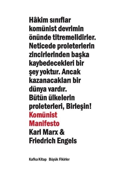 Komünist Manifesto - Karl Marx -  Friedrich Engels - Kafka Kitap