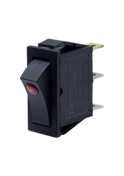 Işıklı Tekli Mercekli Anahtar Ic-113A