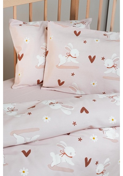 Cotton Collection %100 Pamuk Bebek Nevresim Takımı Bunnies
