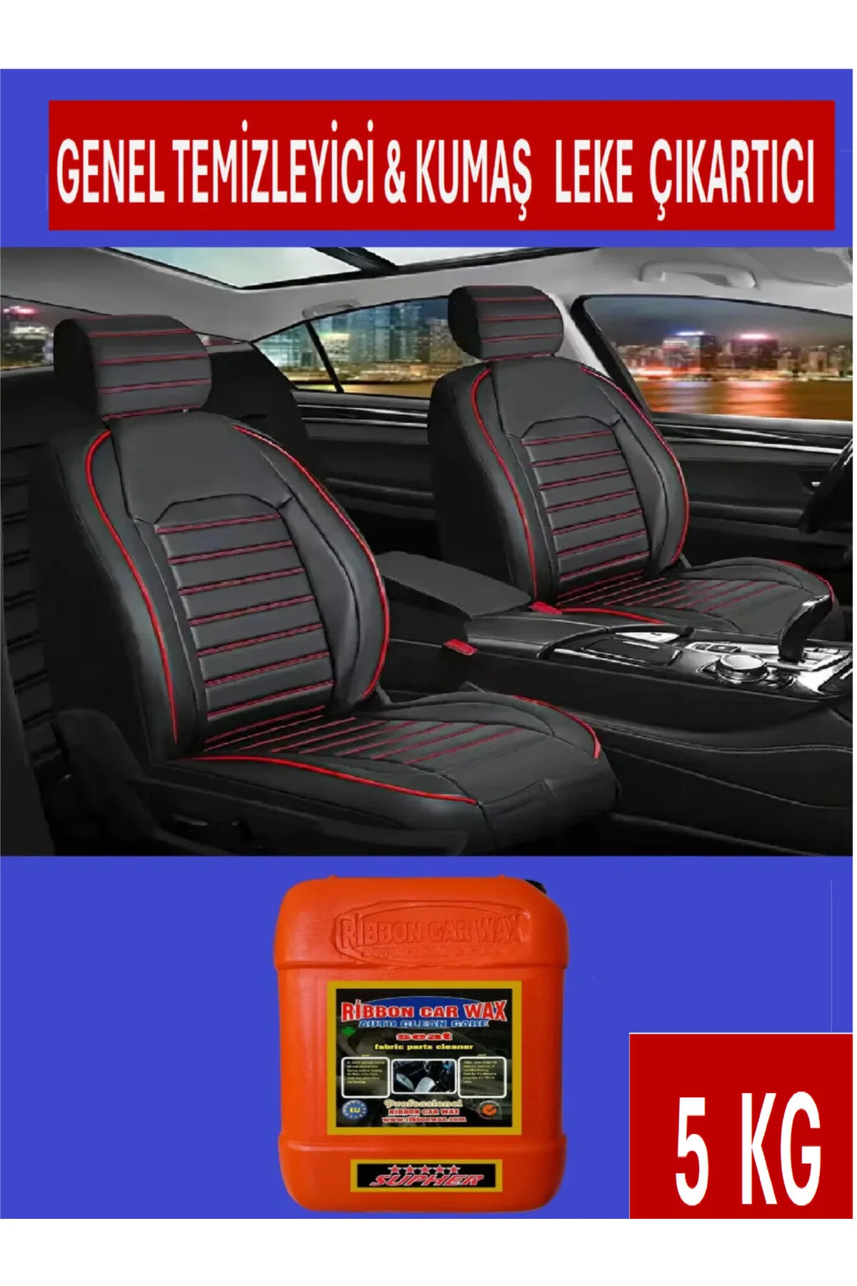 Rb Seat Koltuk-döşeme Kumaş Genel Temizleyici ,- Etkin Leke Çıkartıcı 5 Kg