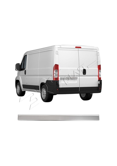 Peugeot Boxer Uyumlu 2006-2021 Krom Bagaj Çıtası Paslanmaz Çelik