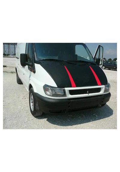 Transit V-184 00-06 Kaput Maskesi Kırmızı Desen