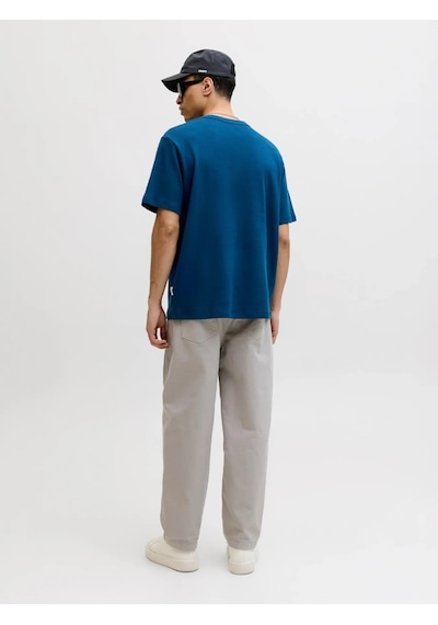 Jack & Jones Jack&jones Jcoclub Structure Tee Erkek T-shirt 12289941 Mavi