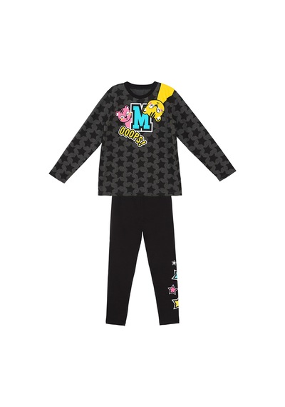 Denokids Mshb&g Yıldızlı Kız Çocuk T-shirt Tayt Takım Çok Renkli