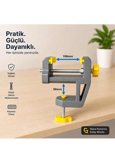 Büyük Boy Masa Mengenesi 100mm