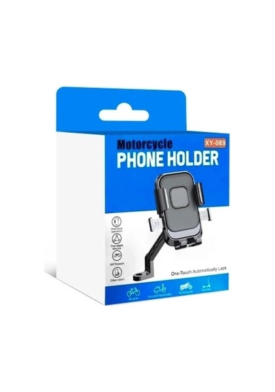 Xy-089 Motosiklet & Bisiklet Ayna Baglantılı Telefon Tutucu Çok Renkli