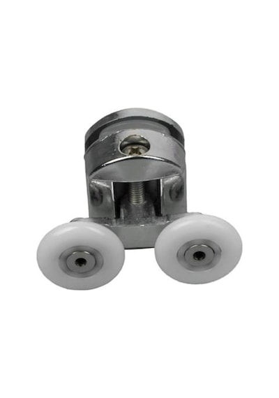 Duşakabin Tekerleği Metal Gövdeli Üst Krom Teker Çapı 24 Mm Krom