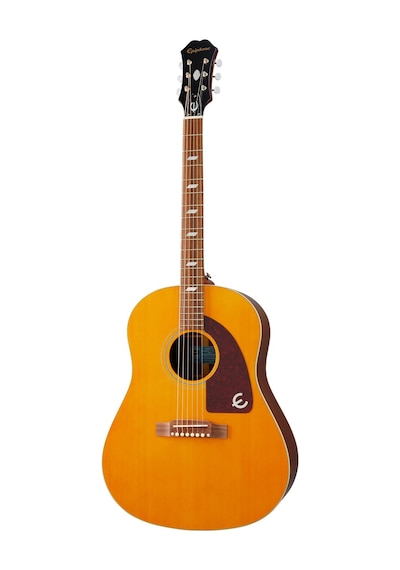 Epiphone Masterbilt Texan Elektro Akustik Gitar Antique Natural Aged