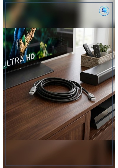 Hdmı Kablo 5 M V1.4 Ultra Hd 4k Saf Bakır Ofc Altın Kaplama Telev