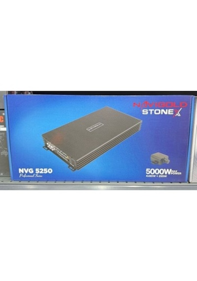 Navigold Nvg-5250 5 Kanal 5000 Wat Oto Amfi Power 4ohm 4x80w-2ohm 4x120w Rms 1x 250w Rms Bas Kontrollü - Sencan Sound