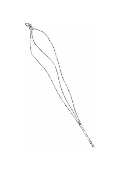 Balenbi Jewelry Kadın Üç Sıralı İnce Zincir Kararmaz Çelik Bileklik Gümüş Renk 1118