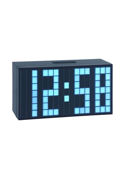 Tfa Time Block Dijital Led Göstergeli Alarmlı Masa Saati Mavi