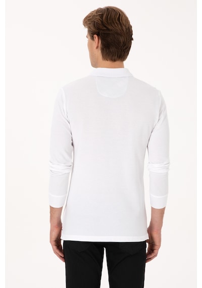 U.S. Polo Assn. Erkek Beyaz Basic Sweatshirt 50307687-VR013