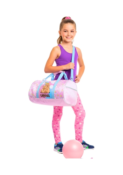 Capybara Lisanslı Canlı Renkli Spor & Günlük Çanta Anne Bebek Pembe