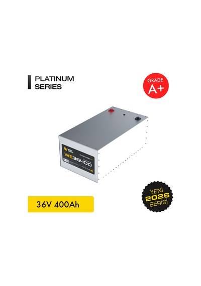 Werer Energy 36V 400Ah LiFePO4 Platinum Series Bluetooth'lu Lityum Demir Fosfat Akü