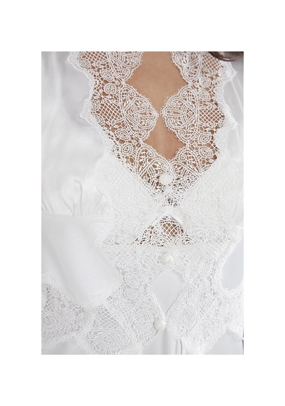 Pierre Cardin 6335 6'lı Saten Gecelik Sabahlık Takım 001