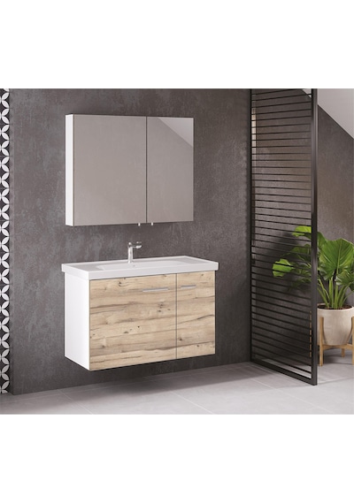 Denko Terra 90 Cm Mdf Alize Banyo Dolabı Alt Modül Ve Lavabo Çok Renkli Denko Terra 90 Cm Mdf Alize Banyo Dolabı Alt Modül Ve Lavabo Çok Renkli
