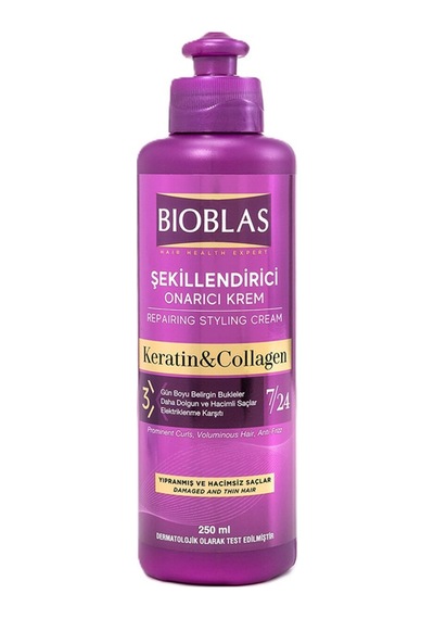 Bioblas Keratin & Kolajen Şekillendirici Onarıcı Krem 250 Ml - 5 Adet Tarı