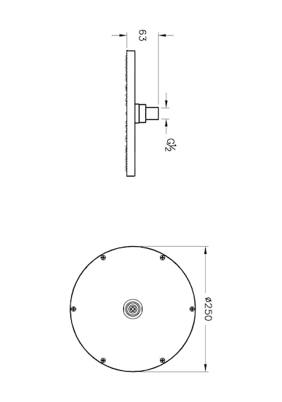 VitrA Origin Duş Başlığı Fırçalı Nikel  A4563834 Diğer