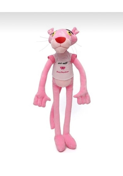 Pembe Panter Peluş Oyuncak Figür Pink Panther 55 Cm Yumuşak Dokulu Sevimli Oyun Ve Uyku Arkadaşı Hediyelik