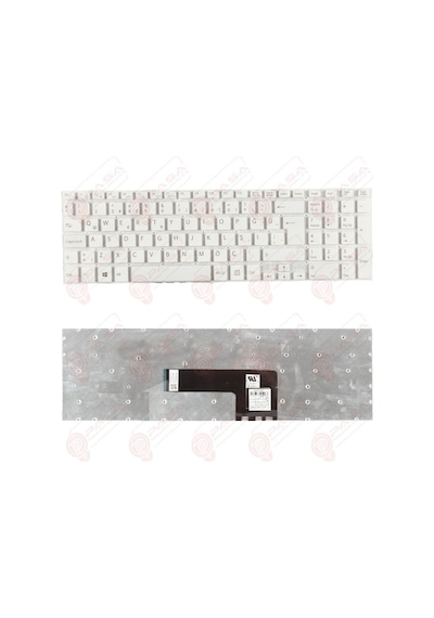 Sony Uyumlu Vaio Svf1521g4e, Svf1521g6e, Svf1521g7e Klavye Beyaz Tr
