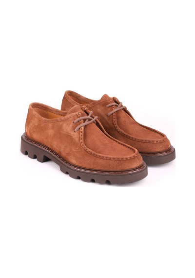 Libero L4534 Süet Deri Erkek Oxford Ayakkabı Taba