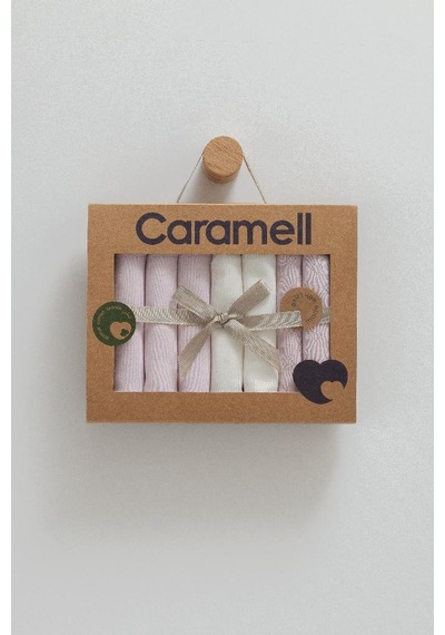 Caramell Pamuk Cute Rabbit Mendil Crml.mnd1491 Lila