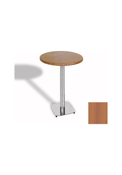 Bistro Masa Tokyo Kromnikel - Werzalit, Wermodin Ve Allzalit Tabla 70 Cm Çap - Koyu Ahşap Çok Renkli Bistro Masa Tokyo Kromnikel - Werzalit, Wermodin Ve Allzalit Tabla 70 Cm Çap - Koyu Ahşap Çok Renkli