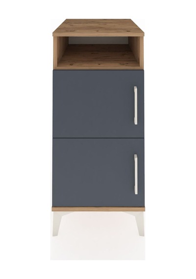 Kronos Komodin 2 Raflı 2 Kapaklı 44x59x96 Çam-antrasit Atlas Çam Kronos Komodin 2 Raflı 2 Kapaklı 44x59x96 Çam-antrasit Atlas Çam