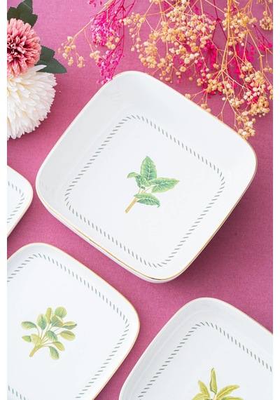 Leona 6 Kişilik 45 Parça Kahvaltı & Yemek Takımı Çok Renkli