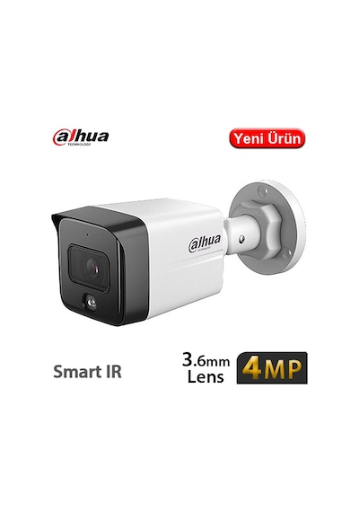 Dahua Ipc-hfw1431tc1-sa-0360b-s6 4mp 3.6mm Sesli 256gb Sd Destekli Ip Bullet Kamera-30mt.