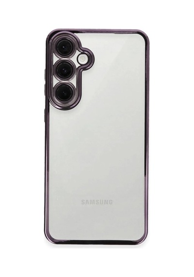Samsung Galaxy S24 Fe Kılıf Razer Lensli Silikon - Mor