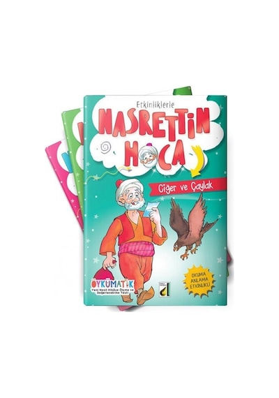 Etkinliklerle Nasrettin Hoca Hikayeleri (1 ve 2 Sınıflara 6 Kitap Set) Damla Yayınları