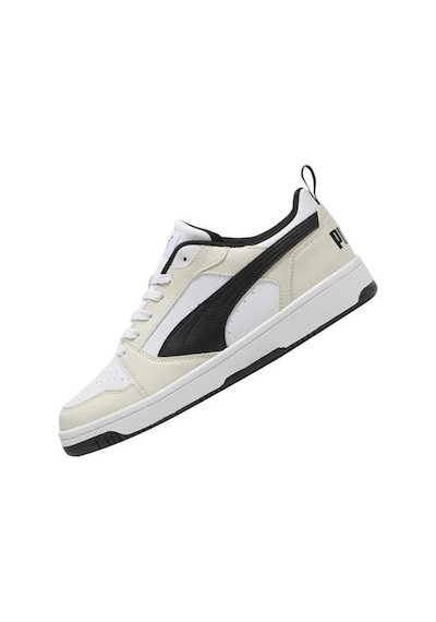Puma 39232818 Rebound V6 Low Whıte Black Erkek Sneaker 001